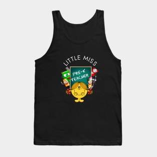 Little Miss Pre-K Teacher Tank Top